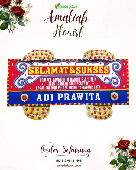 Papan Bunga Ucapan Selamat Pakadoodan